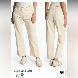 We Wore What High Waist Unbleached Dad Jeans